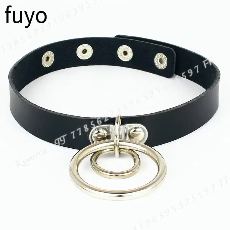 Sexy Punk Leather Choker Colla - Magnetic Clasp Cosplay ulasan dan harga