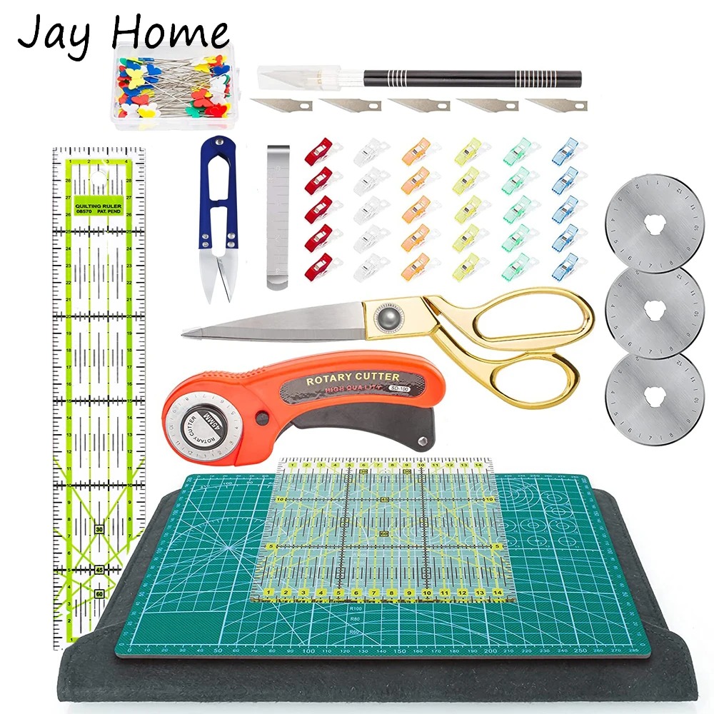 42PCS Rotary Cutter Set 45mm F - Craft Knife Set ulasan dan harga