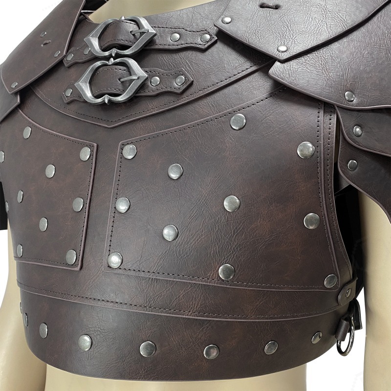 Medieval Studded Shoulder Ches - Cosplay Props ulasan dan harga