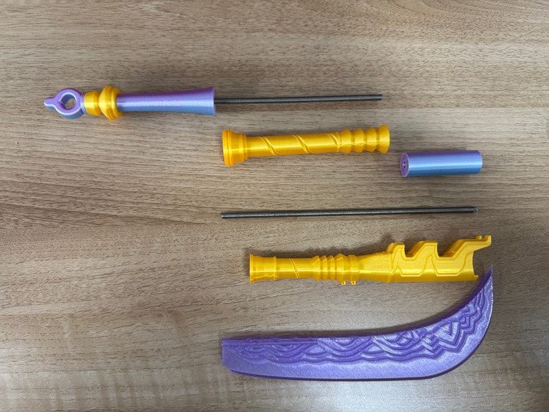 Ancient-style Colorful Cartoon - Cosplay Prop 3D Print Settings ulasan dan harga