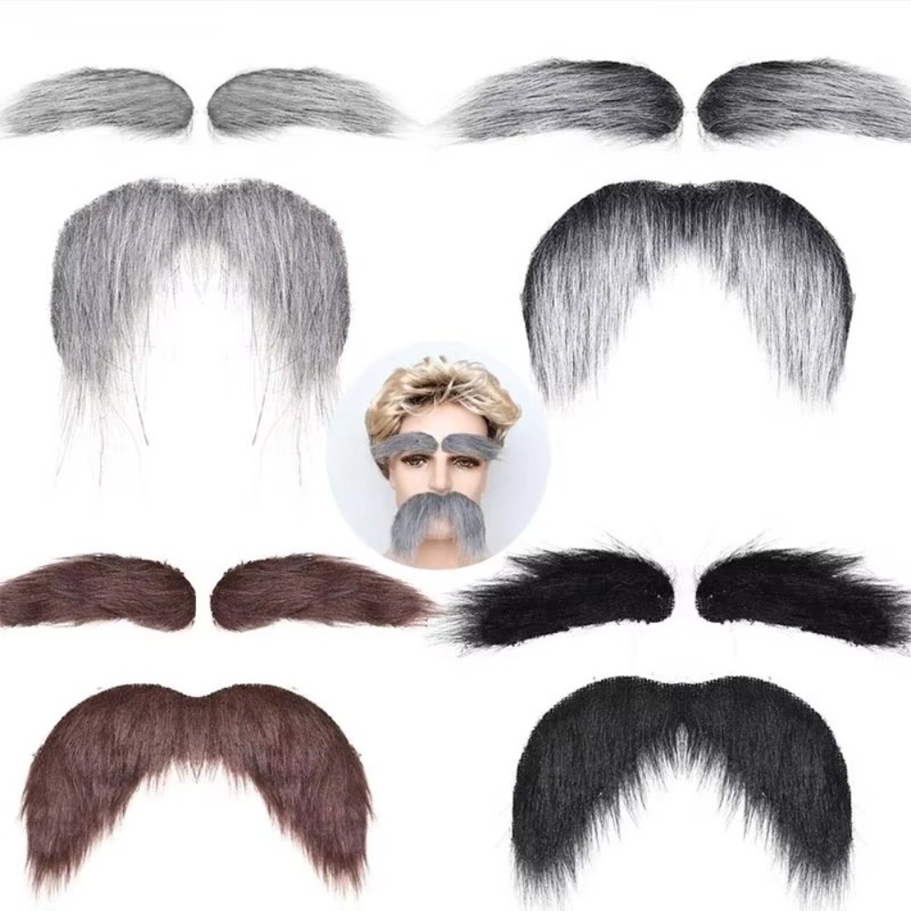Funny Self-Adhesive Fake Beard - Cosplay Prop Kit ulasan dan harga