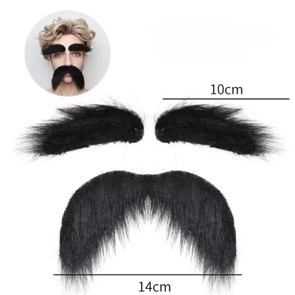Funny Self-Adhesive Fake Beard - Cosplay Prop Kit ulasan dan harga