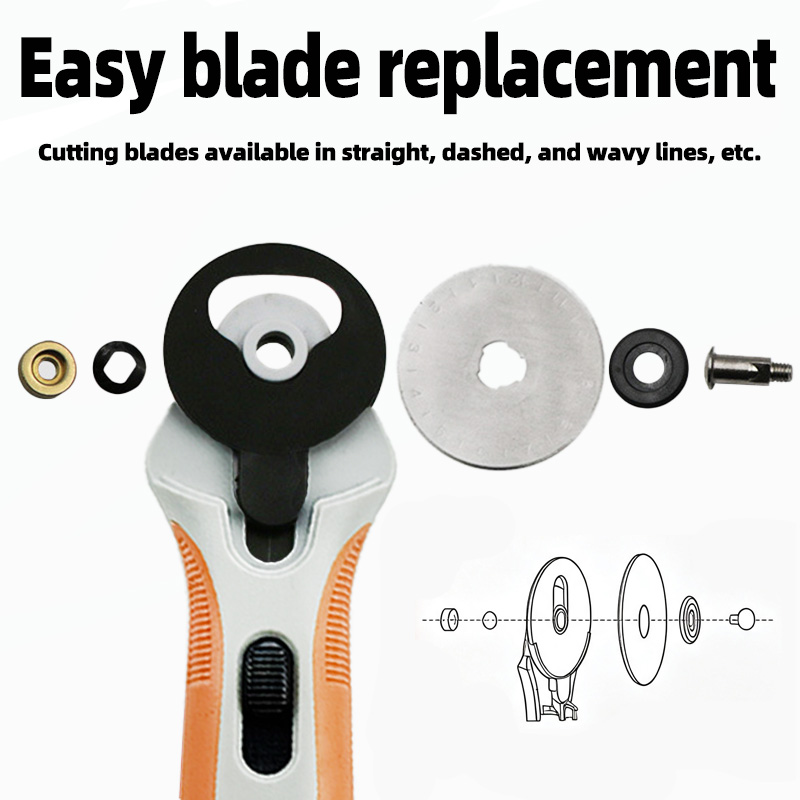 45mm Rotary Cutter, Fabric Cut - Craft Knife Set ulasan dan harga