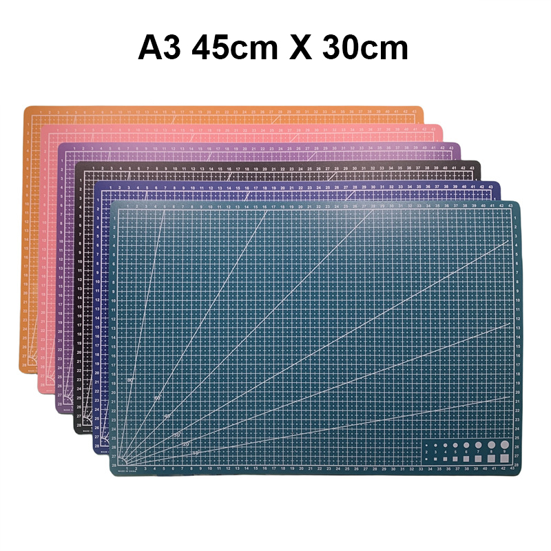 A3 A4 A5 Cutting Pad PVC Craft - Craft Knife Set ulasan dan harga